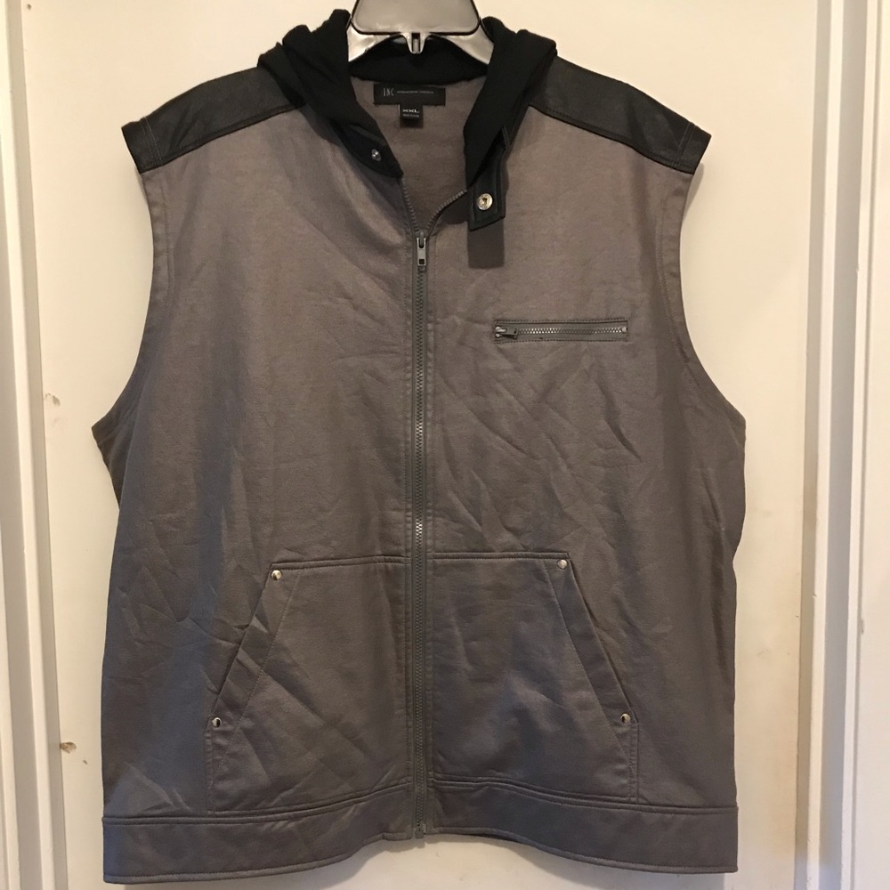 INC zip up vest